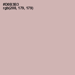 #D0B3B3 - Blossom Color Image