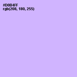 #D0B4FF - Perfume Color Image