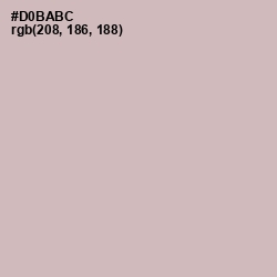 #D0BABC - Blossom Color Image