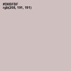 #D0BFBF - Blossom Color Image