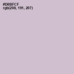 #D0BFCF - Thistle Color Image