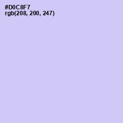 #D0C8F7 - Moon Raker Color Image