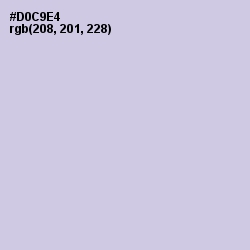 #D0C9E4 - Prelude Color Image