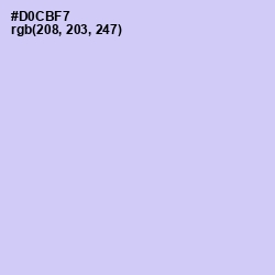 #D0CBF7 - Moon Raker Color Image