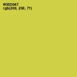 #D0D047 - Wattle Color Image