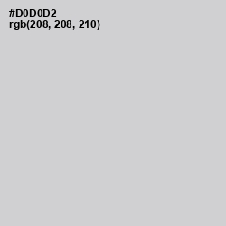 #D0D0D2 - Quill Gray Color Image