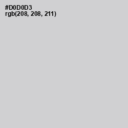 #D0D0D3 - Quill Gray Color Image