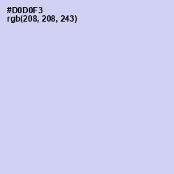 #D0D0F3 - Fog Color Image