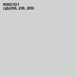 #D0D1D1 - Quill Gray Color Image