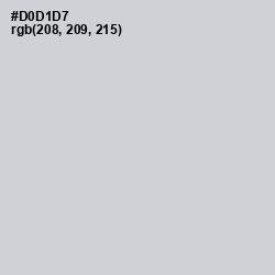 #D0D1D7 - Quill Gray Color Image