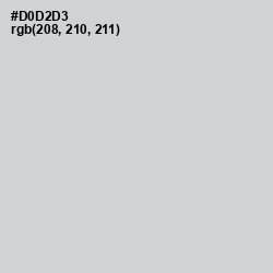 #D0D2D3 - Quill Gray Color Image