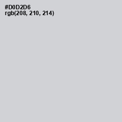 #D0D2D6 - Quill Gray Color Image