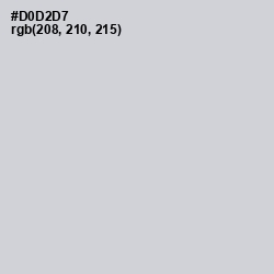 #D0D2D7 - Quill Gray Color Image