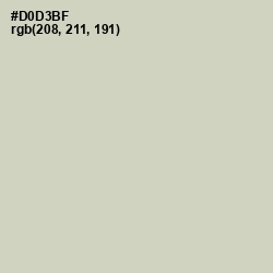 #D0D3BF - Sisal Color Image