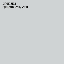 #D0D3D3 - Quill Gray Color Image
