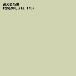 #D0D4B0 - Green Mist Color Image