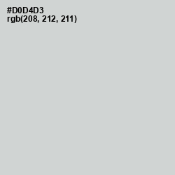 #D0D4D3 - Quill Gray Color Image