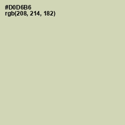 #D0D6B6 - Green Mist Color Image