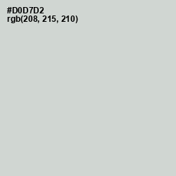 #D0D7D2 - Quill Gray Color Image