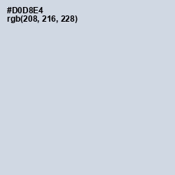#D0D8E4 - Geyser Color Image