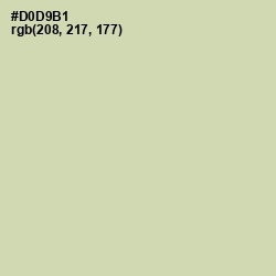 #D0D9B1 - Green Mist Color Image