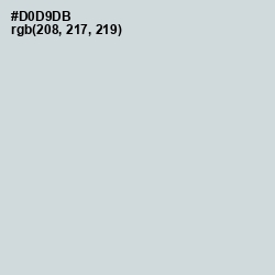 #D0D9DB - Iron Color Image