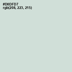 #D0DFD7 - Iron Color Image