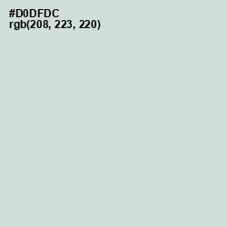 #D0DFDC - Iron Color Image