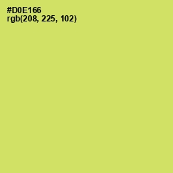 #D0E166 - Yellow Green Color Image