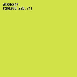 #D0E247 - Wattle Color Image