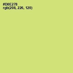 #D0E278 - Yellow Green Color Image