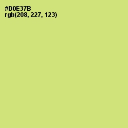 #D0E37B - Yellow Green Color Image