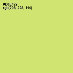 #D0E472 - Yellow Green Color Image