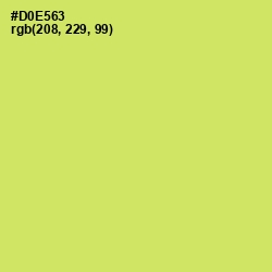 #D0E563 - Yellow Green Color Image