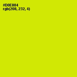 #D0E804 - Bitter Lemon Color Image