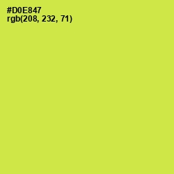#D0E847 - Wattle Color Image