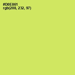 #D0E861 - Yellow Green Color Image