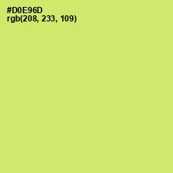 #D0E96D - Yellow Green Color Image