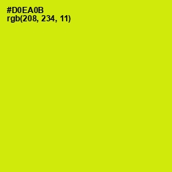 #D0EA0B - Bitter Lemon Color Image