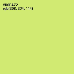 #D0EA72 - Yellow Green Color Image