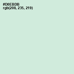 #D0EBDB - Zanah Color Image