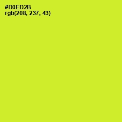 #D0ED2B - Pear Color Image