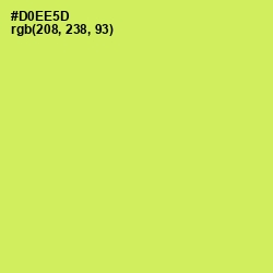 #D0EE5D - Yellow Green Color Image