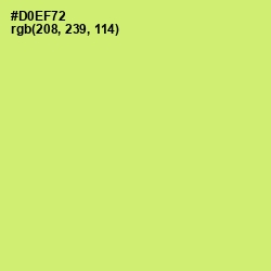 #D0EF72 - Sulu Color Image
