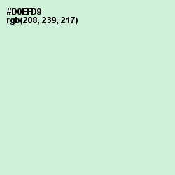 #D0EFD9 - Zanah Color Image