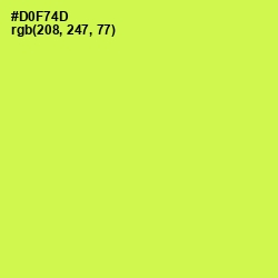 #D0F74D - Starship Color Image