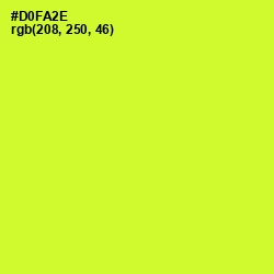 #D0FA2E - Pear Color Image