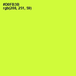 #D0FB3B - Pear Color Image