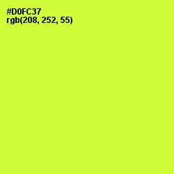 #D0FC37 - Pear Color Image