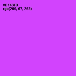 #D143FD - Heliotrope Color Image